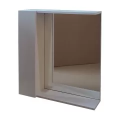 Зеркало-шкаф навесной PROFLINE Нордик 50 (1 дверь слева+зеркало) цвет Белый