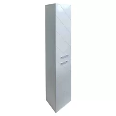 Пенал навесной PROFLINE Техно (2двери) 35см цвет Белый металлик