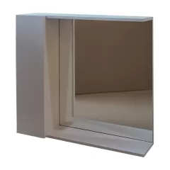 Зеркало-шкаф навесной PROFLINE Нордик 80 (1 дверь слева+зеркало) цвет Белый