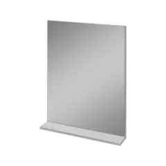 Зеркало PROFLINE с полочкой 50см, без подсветки, цвет Белый глянец
