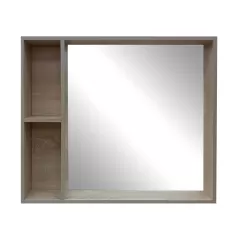 Зеркало-шкаф PROFLINE Порто 80см цвет Дуб Сонома
