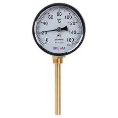 Термометр биметаллический Дк 100 L=40 0-160С БП-Т-100 Экомера