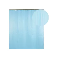 Шторка для ванной Аквалиния  023А-06 (синяя) 170*180