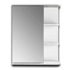 Зеркало-шкаф WW/PROFLINE (зеркало 2полки справа R) 55см, цвет Дерево сканди