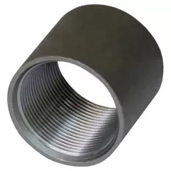 Муфта оцинкованная стальная С ФАСКОЙ  Ду 32 (1 1/4) ВР толщина 3-5 мм